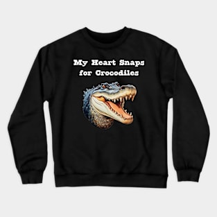 Australian Salt Water Crocodile Crewneck Sweatshirt